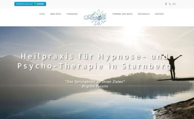 Homepage Heilpraxis für Hypnose- und Psycho-Therapie