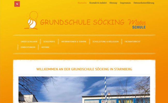 Homepage Grundschule Söcking
